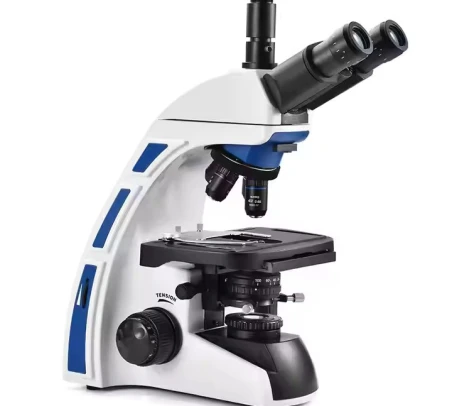 Stereo Trinocular Laboratory Microscope - High-Precision Stereo Imaging