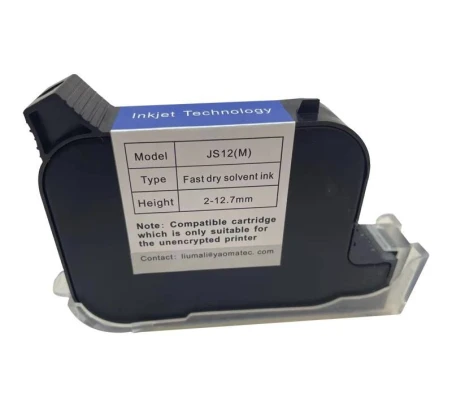JS12M Model 600DPI 12.7mm Ink Cartridge 