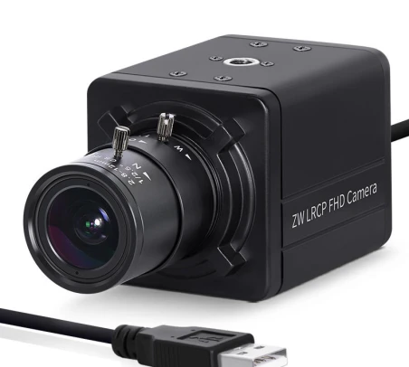 Microscope Camera 5MP 2.8-12mm CS MF Lens Plug-and-Play Webcam Wide Dynamic UVC