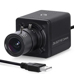 Microscope Camera 5MP 2.8-12mm CS MF Lens Plug-and-Play Webcam Wide Dynamic UVC